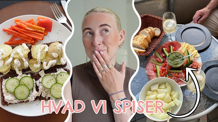 HVAD VI SPISER PÅ EN UGE TIL AFTENSMAD