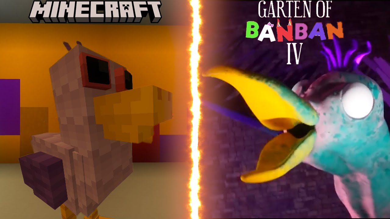 Opila Bird - Chicken (Garten of BanBan) Minecraft Mob Skin