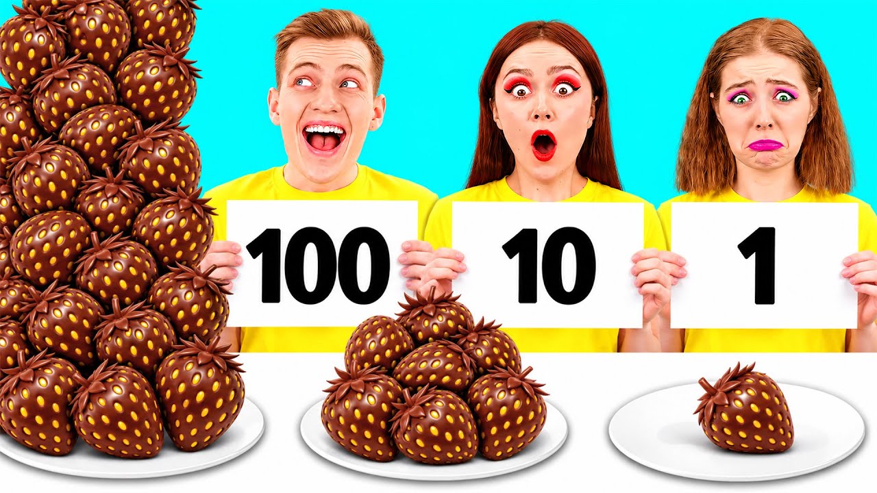 אתגר 100 שכבות של מזון | טריקים ומתכונים מטורפים PaRaRa Challenge