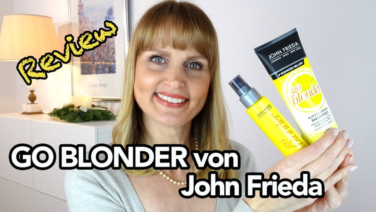 John Frieda Go Blonder Anwendung Zum Ausspülen www.youtube.com