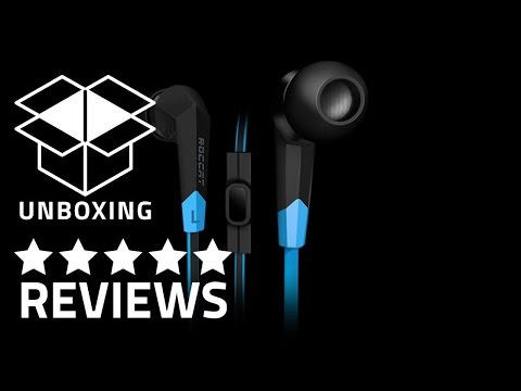 ROCCAT SYVA In Ear Video Game Headphones Unboxing Review Video