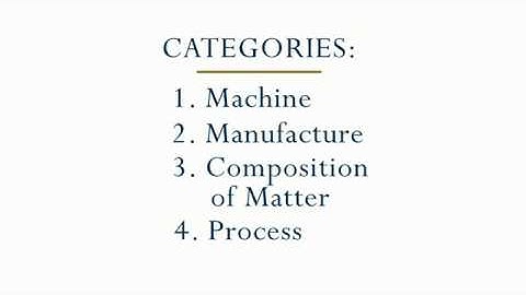 Video 2 - Two Criteria For Patentability
