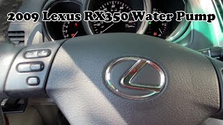 2006-2009 Lexus RX350 Water Pump