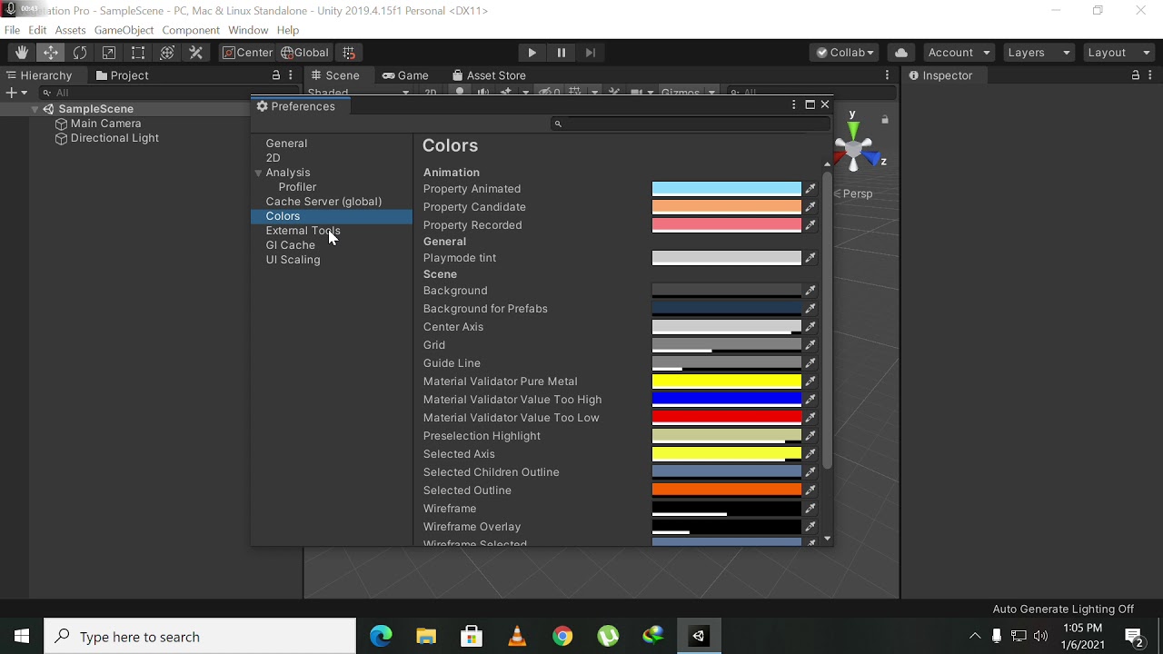 External script. Tool settings Unity. Unity Editor Dark Theme Colors. Unity Editor Styles vie. How to change the Scale of the Camera in Unity.