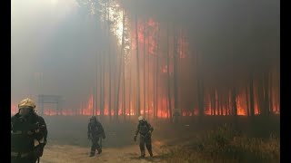 Лесные пожары угрожают Йошкар-Оле #YoshkarOla #Russia #forestfire