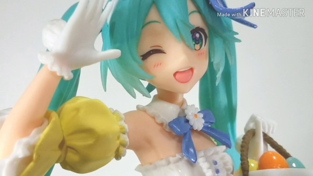 タイトー 初音ミク フィギュア 2nd Season Spring Ver Special 限定カラー 回してみた Youtube
