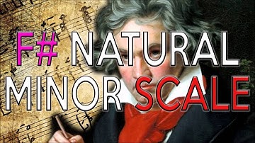 F# NATURAL MINOR SCALE in 30 SECONDES - ANIMATED MUSIC THEORY TUTORIAL