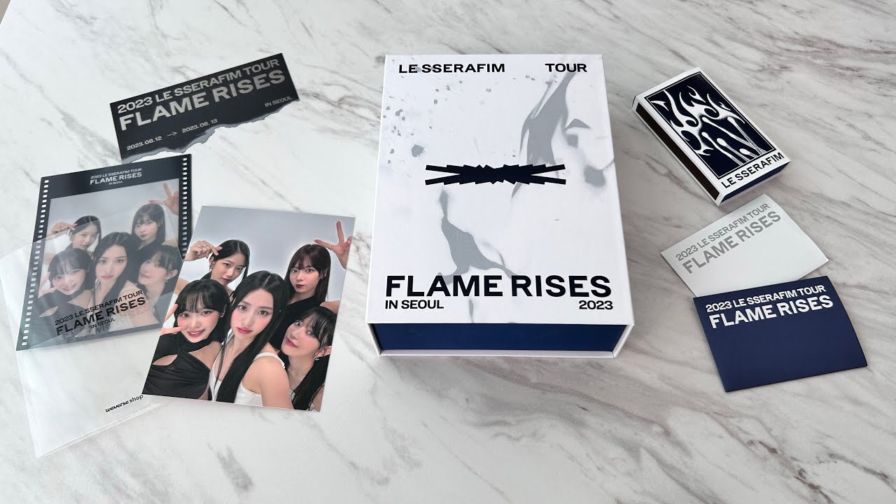 [르세라핌] LESSERAFIM FLAME RISES 2023 CON MD 콘서트 DVD - YouTube
