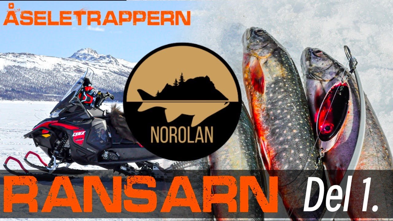 Åseletrappern - Isfiske på Ransarn del 1 (Testar Norolans pirkar)