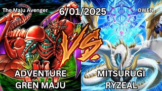 Gren Maju vs Mitsurugi Ryzeal | Yu-Gi-Oh! Locals Feature Match