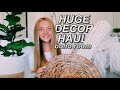 HUGE DECOR HAUL // boho + modern room!