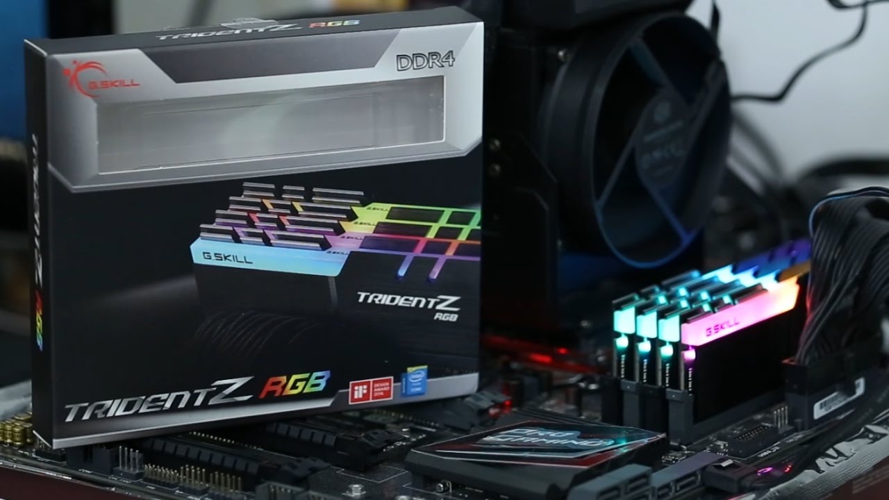 พรีวิว G.SKILL TRIDENT Z RGB 32GB DDR4/3200 [8GBx4]