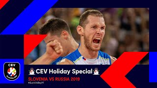 Russia vs Slovenia FULL MATCH | #EuroVolleyM 2019 | CEV Holiday Special