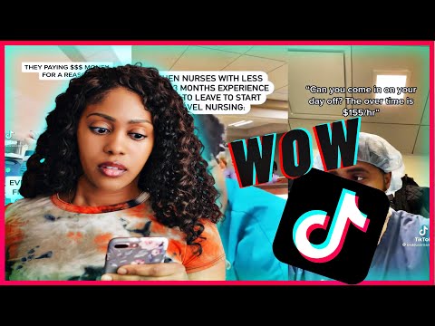 Reacting To TIKTOK videos | TRAVEL NURSE TikTok | HALEY ALEXIS