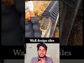wall design tiles #shorts
