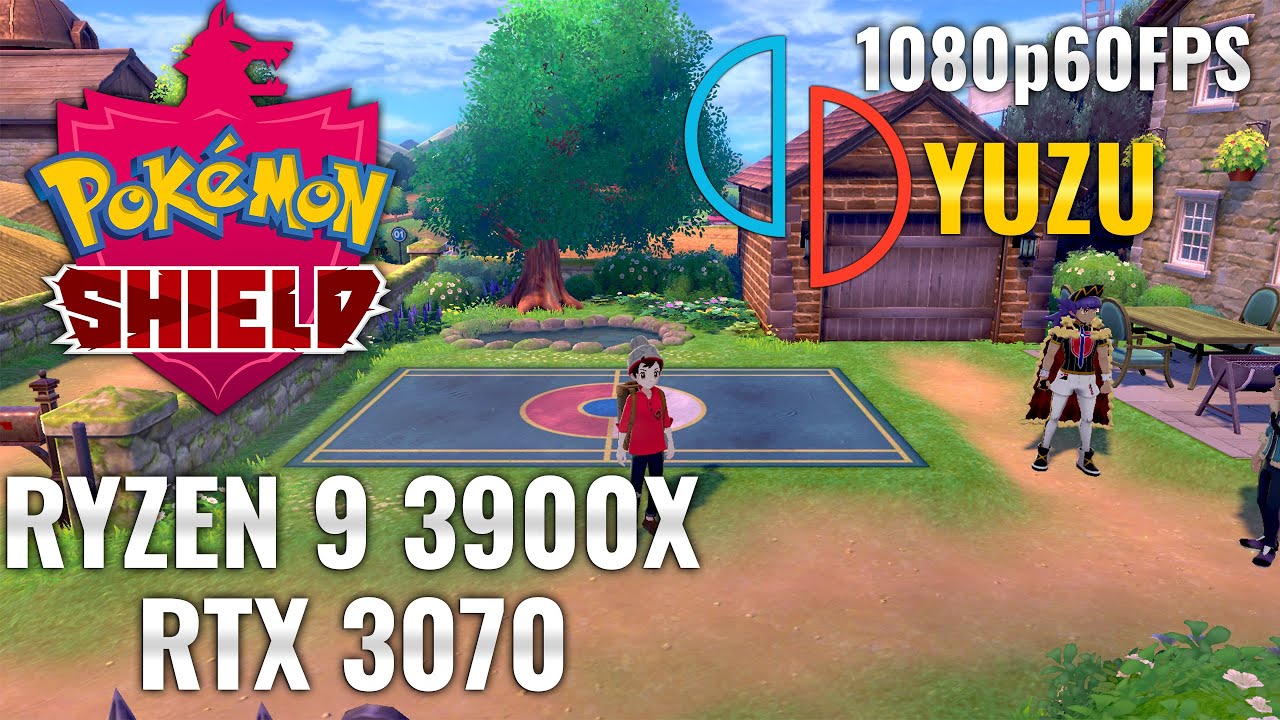 Yuzu Pokémon Shield 1080p 60fps Mod RTX 3070 & Ryzen 9 3900x YouTube