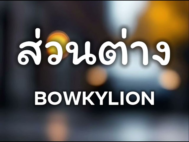 ส่วนต่าง : ศิลปิน BOWKYLION class=