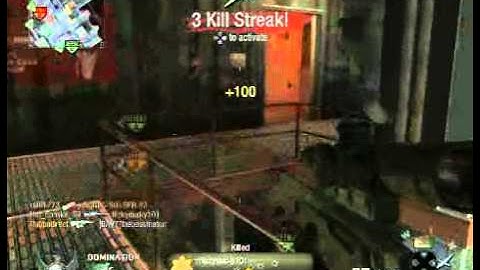 Black Ops : Quickscoping streak + Nice 360 No scope