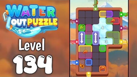 Water Out Puzzle Level 134 Walkthrough