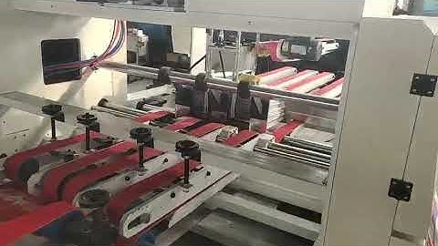 Auto Folder Gluer Video 1