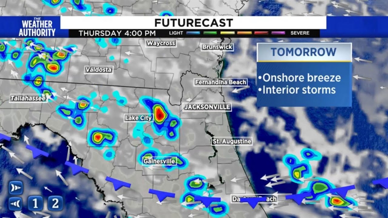 Showers and storms developing.mov - YouTube