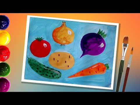 Как нарисовать овощи