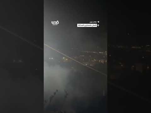 صــواريخ من جنوب لبنان تتسبب بحرائق في الشمال الفلسطيني المحتل