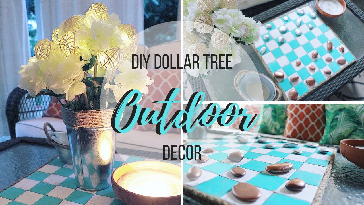 DIY DOLLAR TREE OUTDOOR DECOR | VARIETY FUN - YouTube