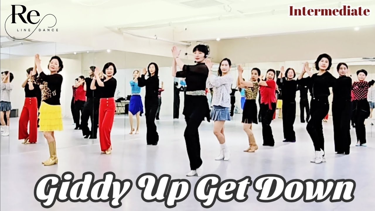 Giddy Up Get Down Line Dance || Intermediate || 월요 중고급반 11시 