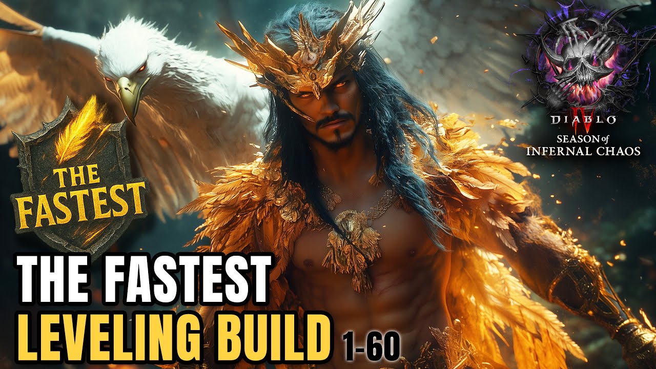 THE FASTEST 1-60 Leveling Build in Season 10 Diablo 4