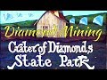 Diamond Mining at Crater Of Diamonds State Park in Arkansas