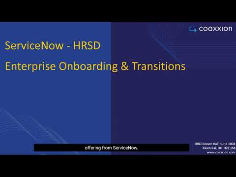 3. HRSD Enterprise Onboarding & Transitions (E)