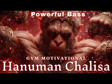 🚩 Live: Hanuman Chalisa - Gym Motivation - HEAVY BASS | Powerful  💪