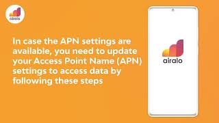 Airalo Tutorial - How to manually set APN settings on Android