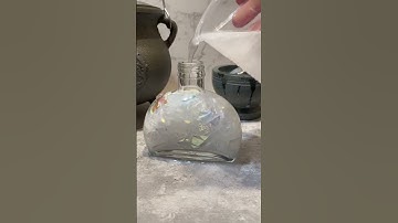 Making my Bottled Moonlight decorative potion! #apothecary #potions #potion #asmr #asmrsounds