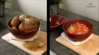 Emile Henry Bread/Potato Pot - Burgundy - Winestuff