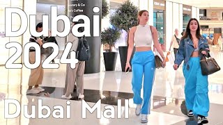 Dubai [4K] Amazing Dubai Mall, Burj Khalifa Walking Tour 🇦🇪