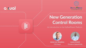 Next Generation Control Rooms | Using Apache Kafka to manage energy grid IT infrastructure