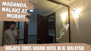 BERJAYA TIMES SQUARE HOTEL ROOM TOUR | AFFORDABLE BEST HOTEL IN KUALA LUMPUR, MALAYSIA | BEST HOTEL