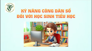 CÔNG DÂN SỐ LÀ GÌ? KỸ NĂNG CÔNG DÂN SỐ ĐỐI VỚI HỌC SINH TIỂU HỌC GỒM NHỮNG GÌ?