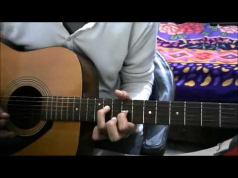 Mitwa - Kabhi Alvida Na kehna - INTRO PART + BASIC CHORDS AND RHYTHMGUITAR LESSON