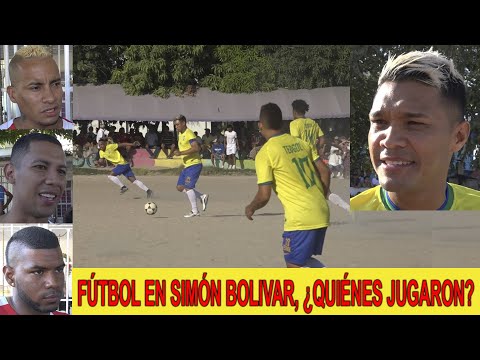 🚨  IMPACTANTE 🔥|: ASÍ FUE LA FIESTA DEL FÚTBOL EN SIMÓN BOLÍVAR CON TEÓFILO GUTIÉRREZ