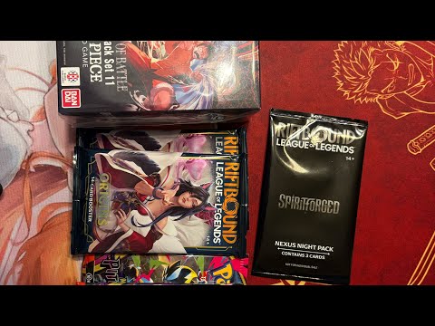 Opening a small mix of booster packs