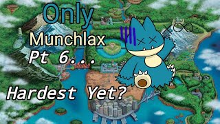 Can you beat Pokemon Black 2 with only a Munchlax? Pt 6: Clay Gym Fight