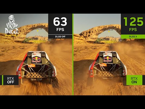 Dakar Desert Rally  4K NVIDIA DLSS 3 Gameplay Comparison