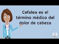 Dolor de cabeza. INCMNSZ - Educación para la Salud