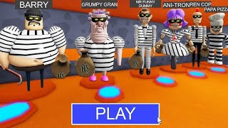 ALL THIEF BARRY MORPHS! BARRY'S PRISON RUN! #roblox #obby screenshot 4
