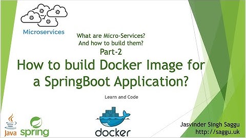 How to build a Docker Image for a SpringBoot Application? | Part-2 | What are Micro-Services?