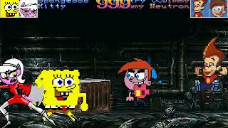Mugen Spongebob And Kitty Katswell Vs Timmy Turner And Jimmy Newton