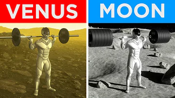 💪How much WEIGHT would you LIFT on other PLANETS?? ► (3D Animation)